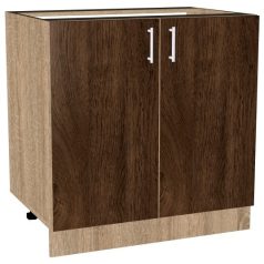   Шкаф за вграждане на мивка 80 с врати