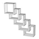 Етажерка "Зори"