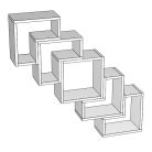 Етажерка "Зори"