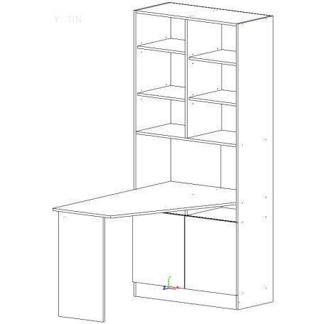 Ъглов модул "Тренд" с бюро