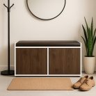 шкаф "Нортън" с мека седалка